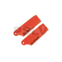 LX60291  Lynx Heli Innovations Plastic Tail Blade 29mm Orange Neon 130X  